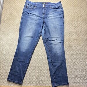 Torrid Slim Fix Womens 22R Jeans Stretch Straight Leg Blue Denim Plus Size